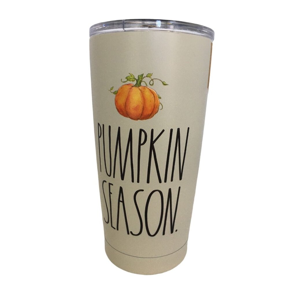 Rae Dunn Tumbler Pumpkin Season Insulated Stainless Steel Coffee Fall Gift Idea - Picture 1 of 6